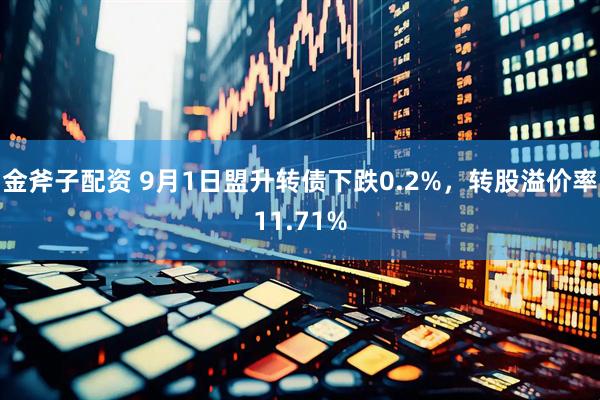 金斧子配资 9月1日盟升转债下跌0.2%，转股溢价率11.71%